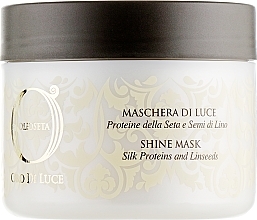 Düfte, Parfümerie und Kosmetik Glitzermaske mit Seidenproteinen und Leinsamenextrakt - Barex Italiana Olioseta Oro Di Luce Shine Mask