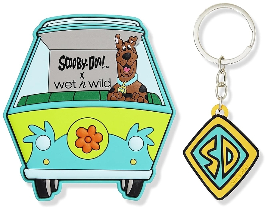 Set - Wet N Wild x Scooby Doo Scooby Dooby Doooo! Hand Mirror and Keychain Set (Spiegel 1 St. + Schlüsselanhänger 1 St.) — Bild N1
