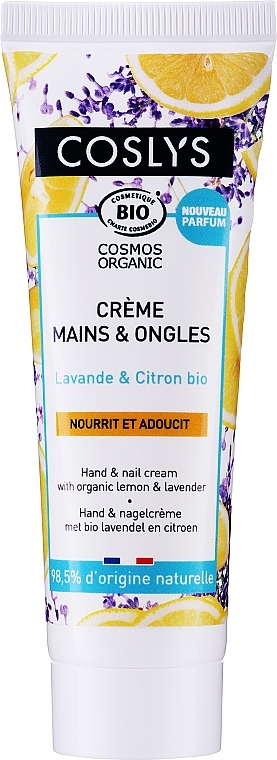 Handcreme mit Lavendel und Zitrone - Coslys Hand & Nail Cream — Bild N1