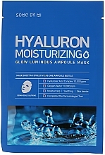 Düfte, Parfümerie und Kosmetik Feuchtigkeitsspendende und beruhigende Tuchmaske für das Gesicht mit Hyaluronsäure - Some By Mi Hyaluron Moisturizing Glow Luminous Ampoule Mask