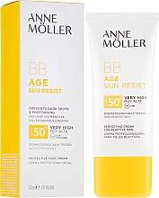 Düfte, Parfümerie und Kosmetik Sonnenschutzende BB Gesichtscreme SPF50+ - Anne Moller BB Age Sun Resist Perfecting Cream SPF50+