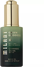 Düfte, Parfümerie und Kosmetik Beruhigendes Gesichtsserum mit Hanföl - Milani Green Goddess Glow Oil