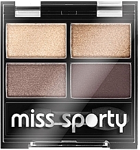 Düfte, Parfümerie und Kosmetik Lidschatten-Quartett - Miss Sporty Studio Colour Quattro Eye Shadow
