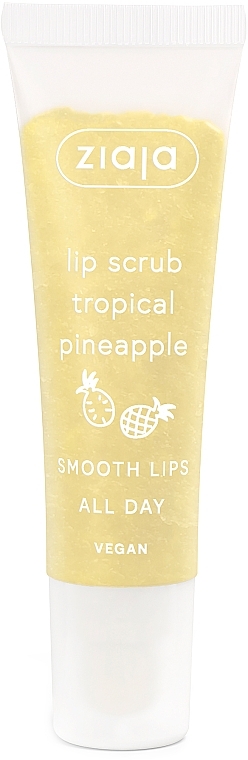 Lippenpeeling Tropische Ananas - Ziaja Lip Scrub Tropical Pineapple (tuba) — Bild N1