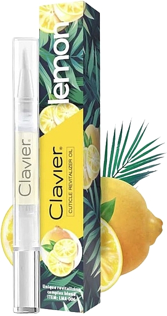 Revitalisierendes Nagelhautöl Zitrone - Clavier Lemon Cuticule Revitalizer Oil — Bild N1