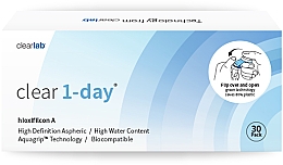 Düfte, Parfümerie und Kosmetik Bionische Tageslinsen 30 St. - Clearlab Clear 1-Day