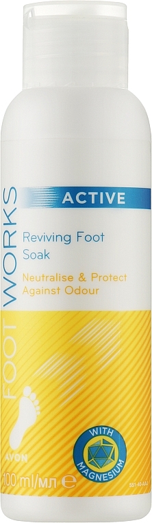 Revitalisierendes Fußbad mit Magnesium und Vitamin E - Avon FootWorks Active Reviving Foot Soak — Bild N1