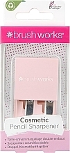 Düfte, Parfümerie und Kosmetik Doppel-Kosmetikstiftspitzer - Brushworks Cosmetic Pencil Sharpener
