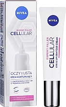 Düfte, Parfümerie und Kosmetik Augen- und Lippenkonturcreme - Nivea Cellular Expert Filler Eye & Lip Contour Cream