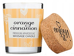 Massagekerze Orange und Zimt - Magnetifico Enjoy it! Massage Candle Orange & Cinnamon — Bild N1