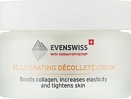 Verjüngende Dekolleté-Creme mit Mariendistelextrakt - Evenswiss Rejuvenating Decollete Cream — Bild N1