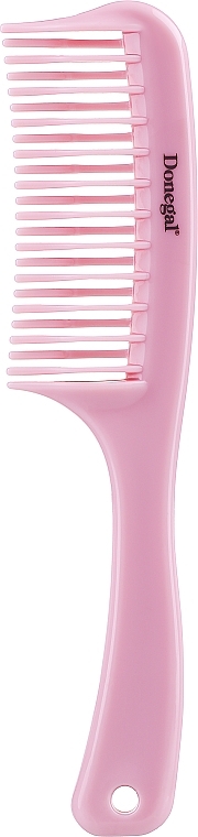 Haarkamm 20,4 cm 9801 rosa - Donegal Hair Comb — Bild N1