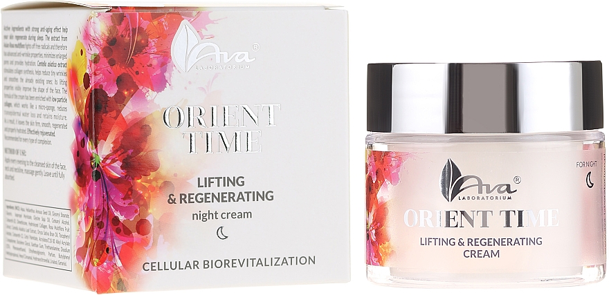 Regenerierende Nachtcreme mit Lifting-Effekt - Ava Laboratorium Orient Time Skin Lifting & Regenerating Night Cream — Bild N1