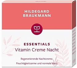 Düfte, Parfümerie und Kosmetik Gesichtscreme für die Nacht - Hildegard Braukmann Essentials Vitamin Cream Night