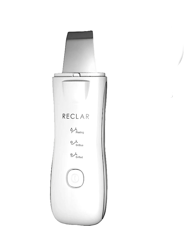 Ultraschall-Gesichtsreinigungsgerät silbern - Reclar Ritual Peeler — Bild N1