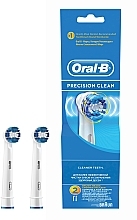 Austauschbare Zahnbürstenköpfe für elektrische Zahnbürste Precision Clean 2 St. - Oral-B Precision Clean — Bild N2