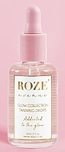 Düfte, Parfümerie und Kosmetik Bräunungstropfen - Roze Avenue Glow Collection Tanning Drops 