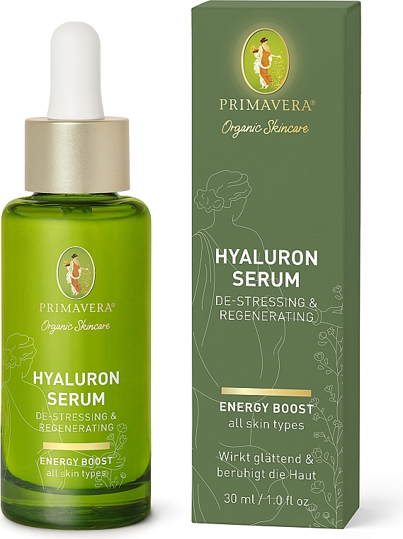 Beruhigendes und regenerierendes Hyaluron-Serum - Primavera De-Stressing & Regenerating Hyaluron Serum — Bild N1