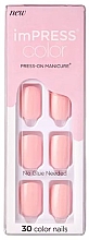 Selbstklebende künstliche Nägel 30 St. - Kiss imPress Color Press-On Manicure  — Bild N1