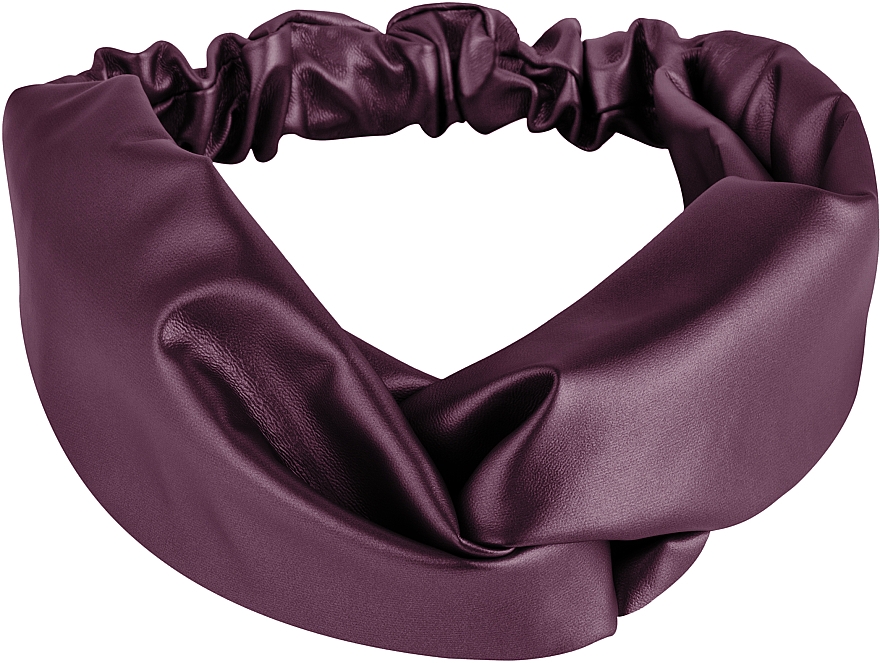 Haarband Marsala Faux Leather Twist - MAKEUP Hair Accessories — Bild N1