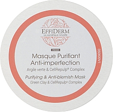 Düfte, Parfümerie und Kosmetik Gesichtsreinigungsmaske mit grüner Tonerde - EffiDerm Visage Masque Purifiant & Reequilibrant