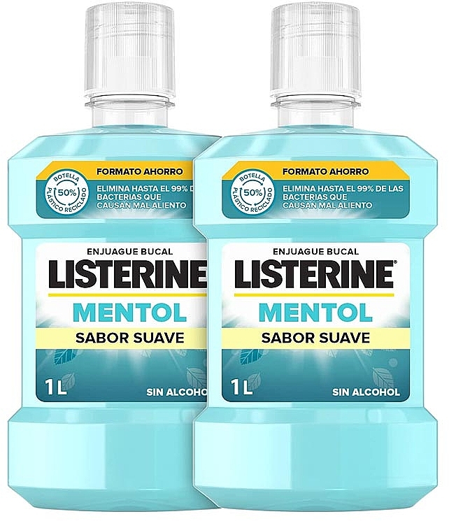 Set - Listerine Zero 0% Mentol Mild Flavor — Bild N1
