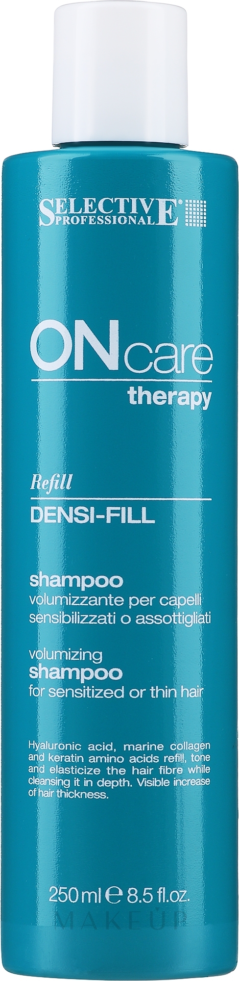 Shampoo für geschädigtes oder dünnes Haar - Selective Professional On Care Densi-Fill Shampoo — Bild 250 ml