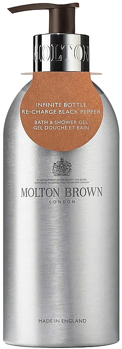 Molton Brown Re-Charge Black Pepper Infinite Bottle - Bade-und Duschgel — Bild N1