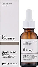 Beruhigendes Anti-Akne-Serum - The Ordinary Aloe 2% + NAG 2% Solution — Bild N2