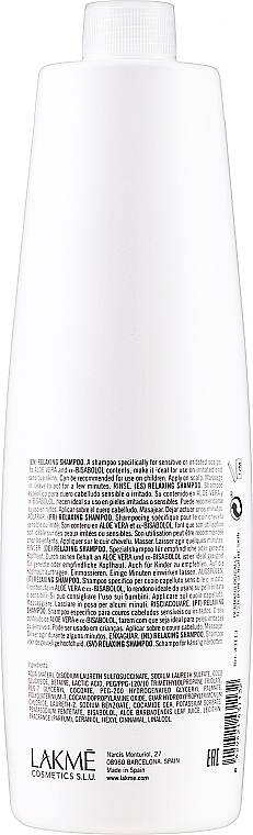 Shampoo für empfindliche Kopfhaut - Lakme K.Therapy Sensitive Relaxing Shampoo — Bild N4