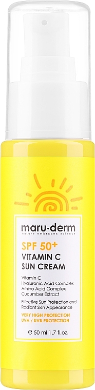 Sonnenschutzcreme für das Gesicht mit Vitamin C  - Maruderm Cosmetics Vitamin C Sun Cream SPF 50  — Bild N1