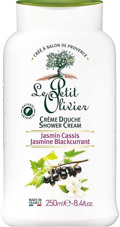 Duschcreme mit Jasmin und schwarzer Johannisbeere - Le Petit Olivier Extra Gentle Shower Creams