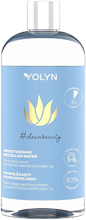 Hydratisierendes Mizellenwasser - Yolyn #cleanbeauty Moisturising Micellar Water — Bild N1