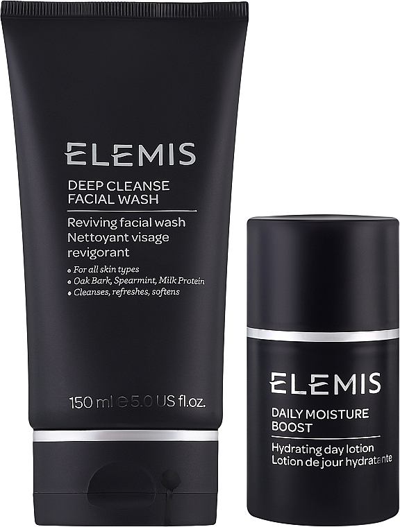 Gesichtspflegeset - Elemis The Essential Men’s Duo (Gesichtsgel 150ml + Gesichtslotion 50ml) — Bild N2