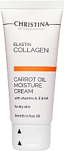 Feuchtigkeitsspendende Gesichtscreme mit Karotten, Kollagen und Elastin für trockene Haut - Christina Elastin Collagen Carrot Oil Moisture Cream — Bild N1