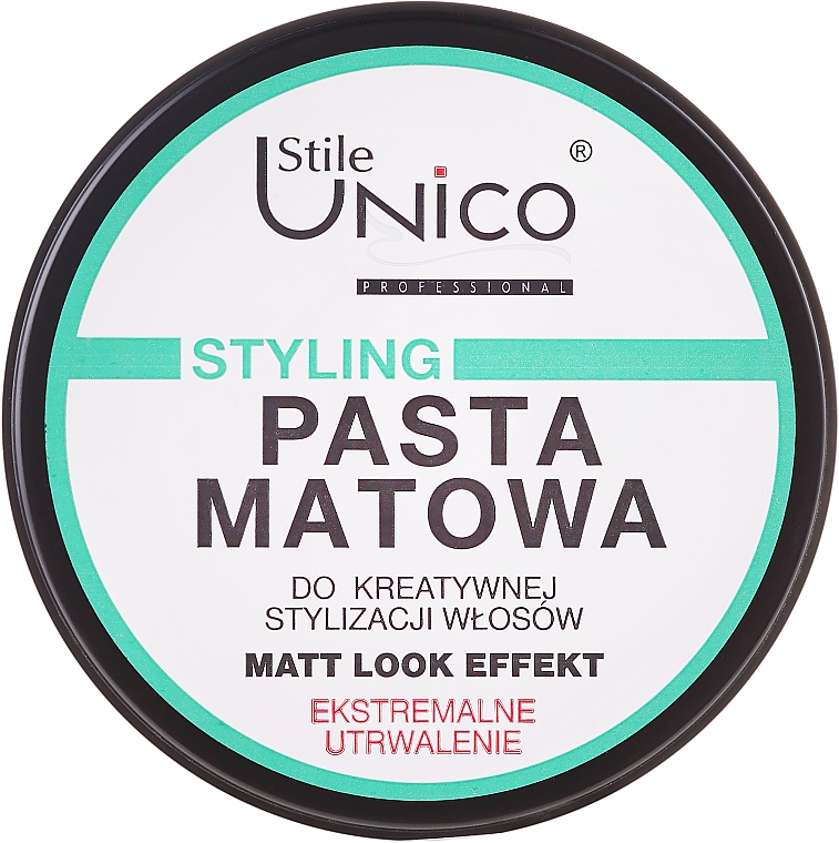 Modellierende Haarpasta mit Matt-Effekt - Tenex Stile Unico Pasta — Bild N1