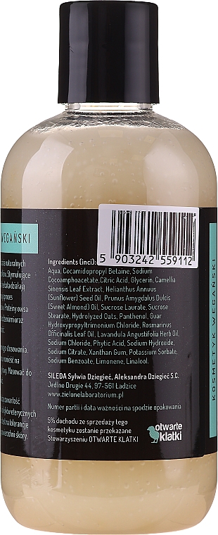 Detox-Shampoo mit Haferprotein und grünem Tee - Zielone Laboratorium — Bild N2