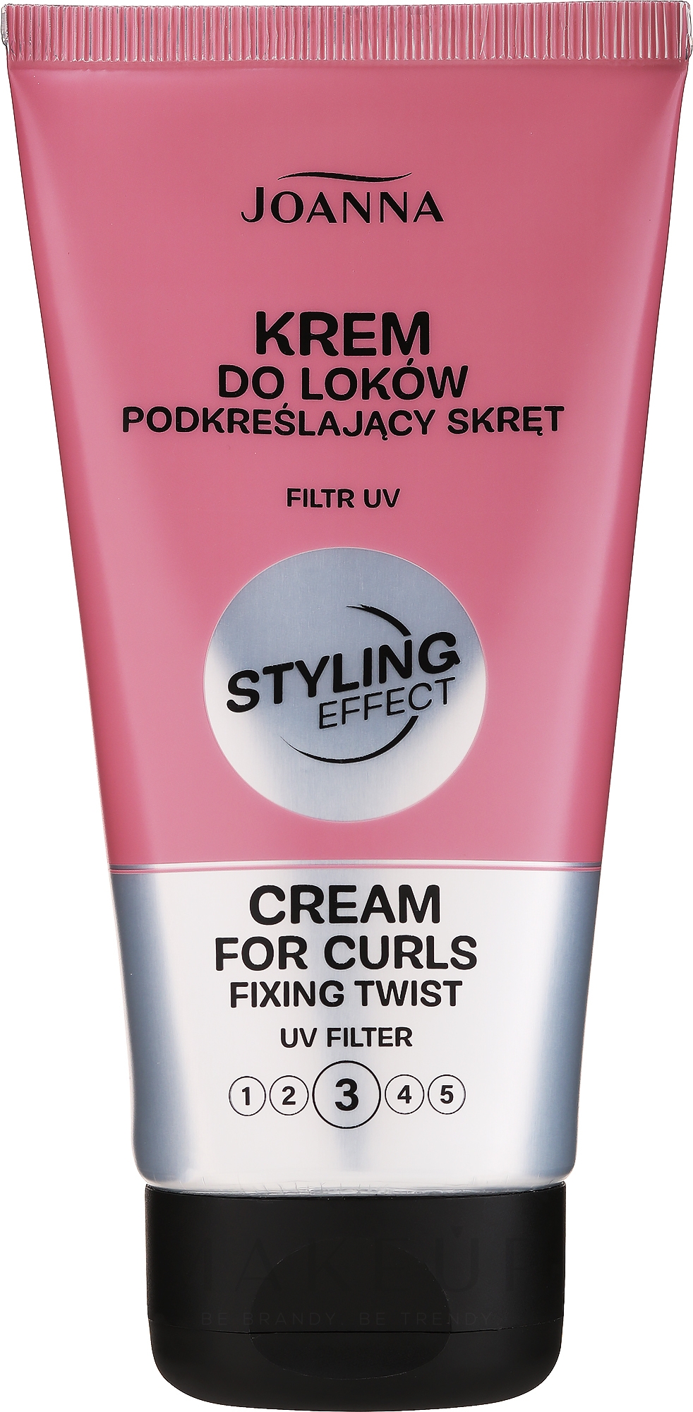 Stärkende Stylingcreme für lockiges Haar - Joanna Styling Effect Cream For Curls — Bild 150 g