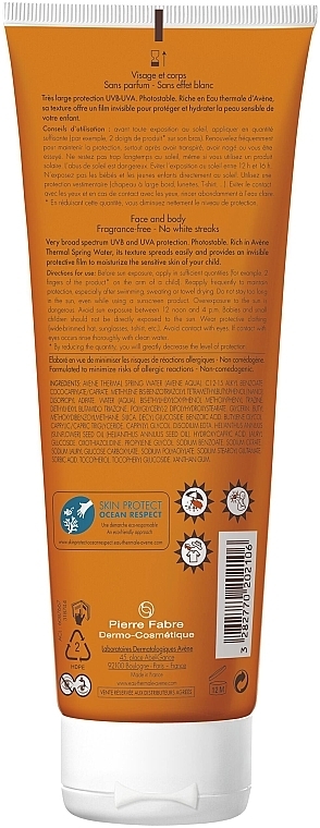 Sonnenschutzlotion für Kinder SPF 50+ - Avene Eau Thermale Sun Lotion Children SPF50 — Bild N2