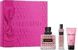 Düfte, Parfümerie und Kosmetik Valentino Donna Born In Roma - Set (edp/100 ml + edp/15 ml + Körperlotion 50 ml)