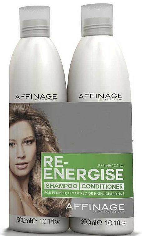 Set - Affinage Mode Re-Energise Shampoo & Conditioner Duo (shampoo/300ml + h/cond/300ml) — Bild N1
