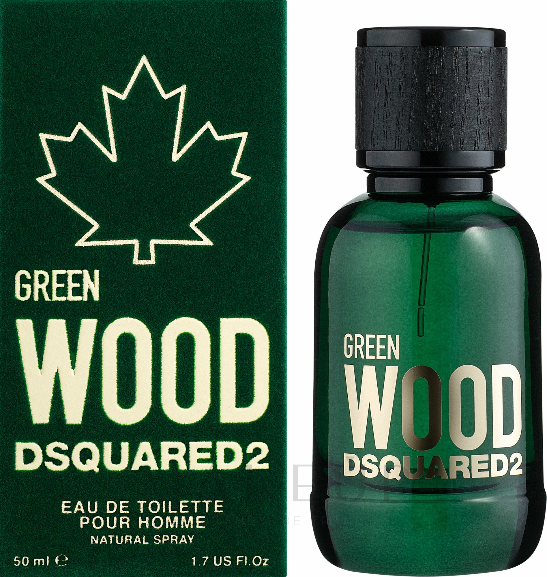 Dsquared2 Green Wood Pour Homme - Eau de Toilette — Bild 50 ml