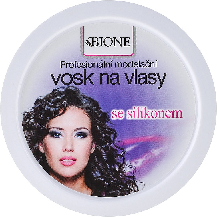Regenerierendes Haarwachs für trockenes & strapaziertes Haar - Bione Cosmetics Professional Hair Wax Silicone — Bild N1