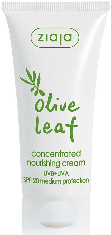 Konzentrierte nährende Gesichtscreme mit Olivenblatt SPF 20 - Ziaja Olive Leaf Concentrated Nourishing Cream SPF20 — Bild N1