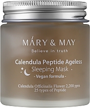 Düfte, Parfümerie und Kosmetik Gelmaske für die Nacht - Mary & May Calendula Peptide Ageless Sleeping Mask