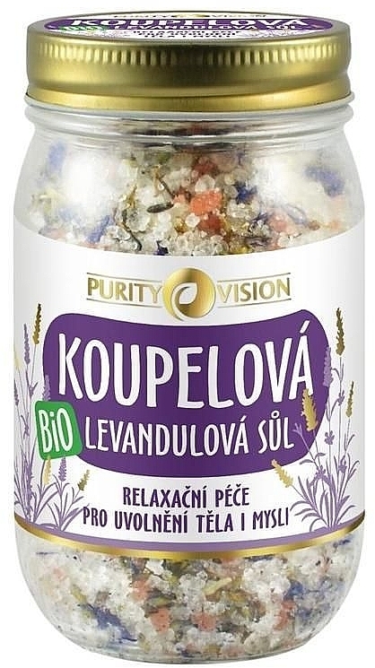 Badesalz Lavendel - Purity Vision Bio Lavander Bath Salt — Bild N1