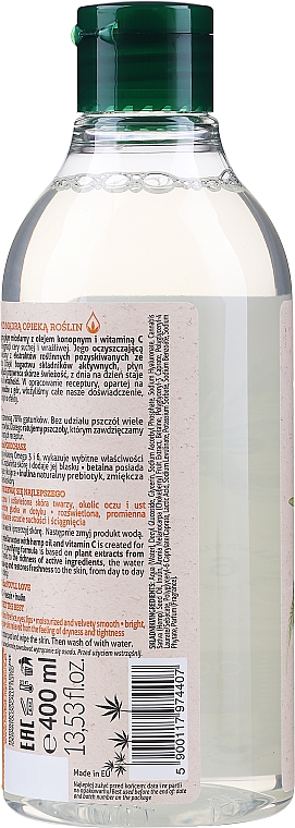 Mizellenwasser mit Hanföl und Vitamin C für sehr trockene Haut - Farmona Herbal Care — Bild N2