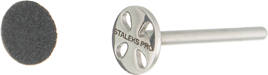 Pediküre-Disk 10 mm mit Ersatzscheibe Körnung 180 - Staleks Pro — Bild N1