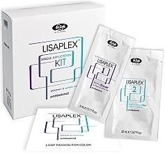 Düfte, Parfümerie und Kosmetik Professionelles Einweg-Haarwiederherstellungsset - Lisap Lisaplex Intro Kit (Haarfluid 5ml + Filler 20ml) 
