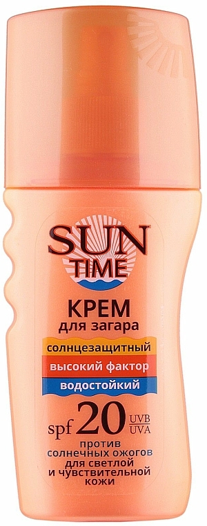Sonnenschutzcreme für empfindliche Haut SPF 20 - Biokon Sun Time